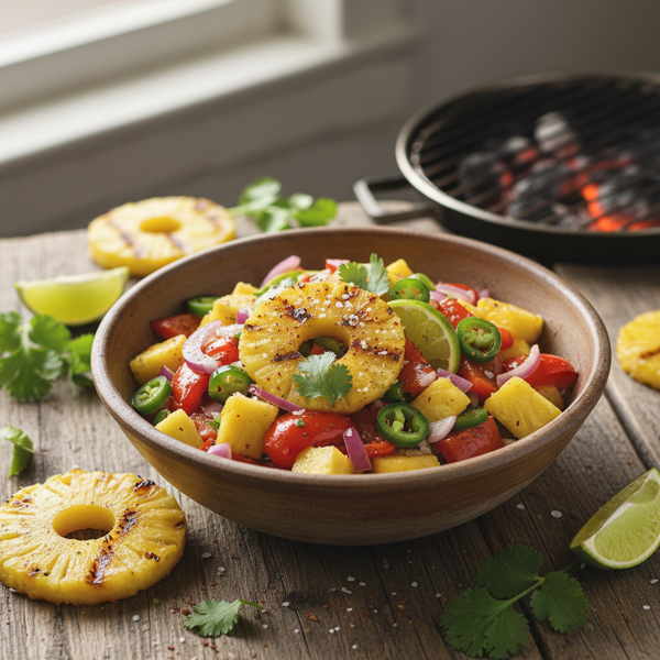 Grilled Pineapple Salsa Delight recipe