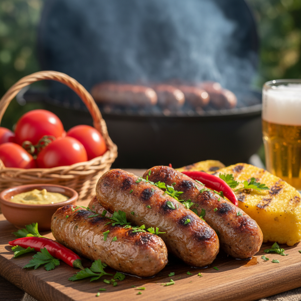 Grilled Romanian Mititei Sausages recipe
