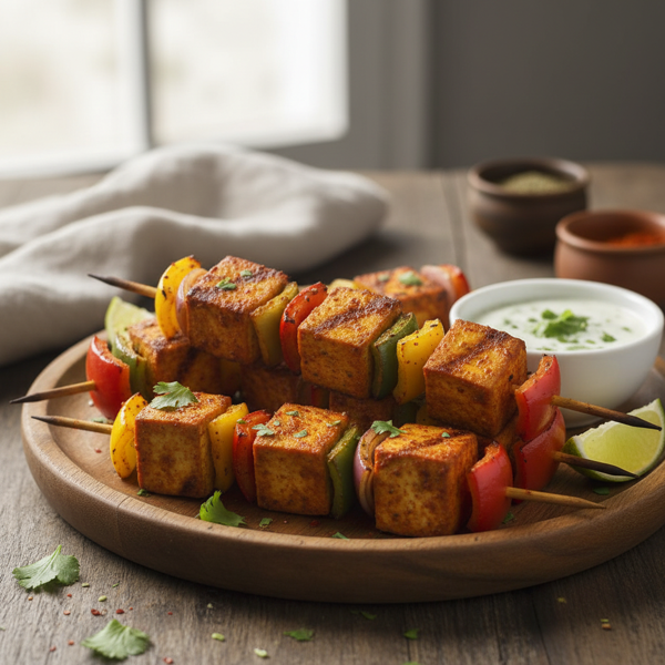 Grilled Tandoori Tofu Skewers recipe