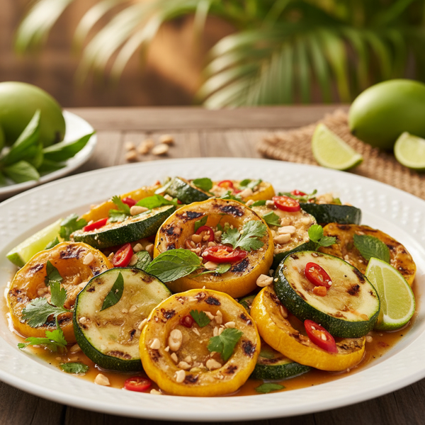 Grilled Thai-Style Summer Squash Medley recipe