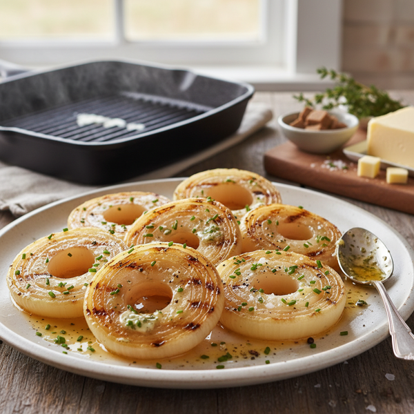 Grilled Vidalia Onions with Savory Bouillon Butter recipe