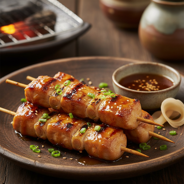Grilled Yakitori Chicken Skewers with Soy-Ginger Glaze recipe
