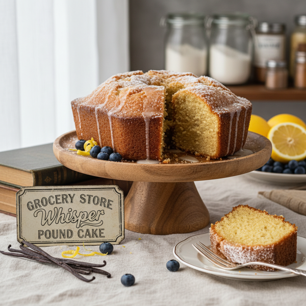 Grocery Store Whisper Pound Cake recipe