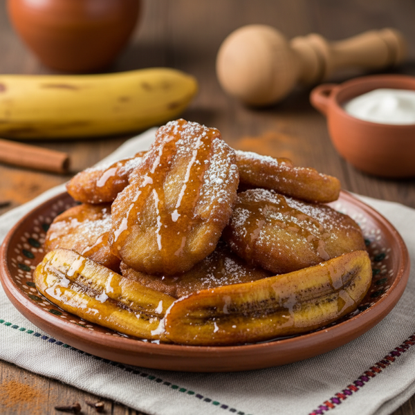 Guatemalan Sweet Plantain Fritters recipe