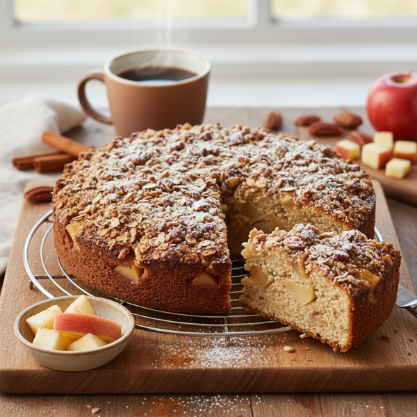 Guilt-Free Apple Cinnamon Coffee Cake recipe
