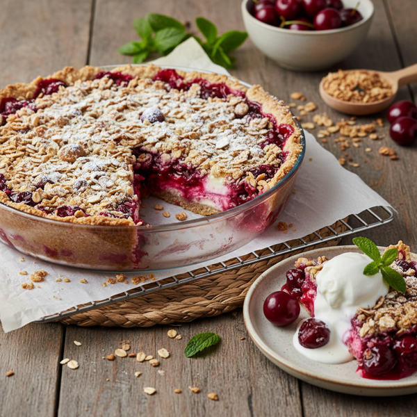 Guilt-Free Frozen Cherry Delight Pie recipe