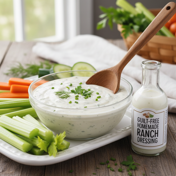Guilt-Free Homemade Ranch Dressing recipe