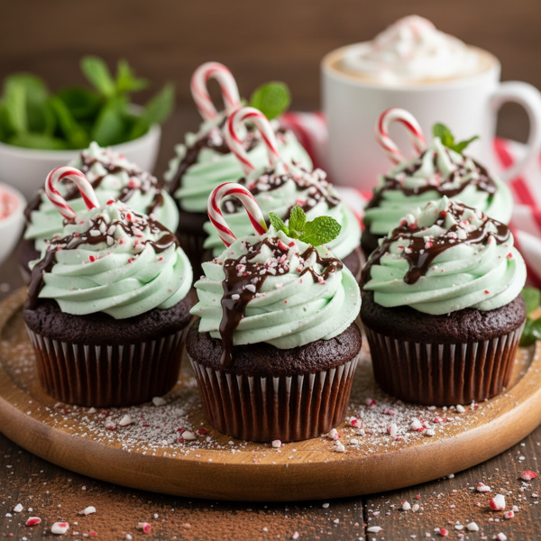 Guilt-Free Peppermint Mocha Delight Cupcakes recipe