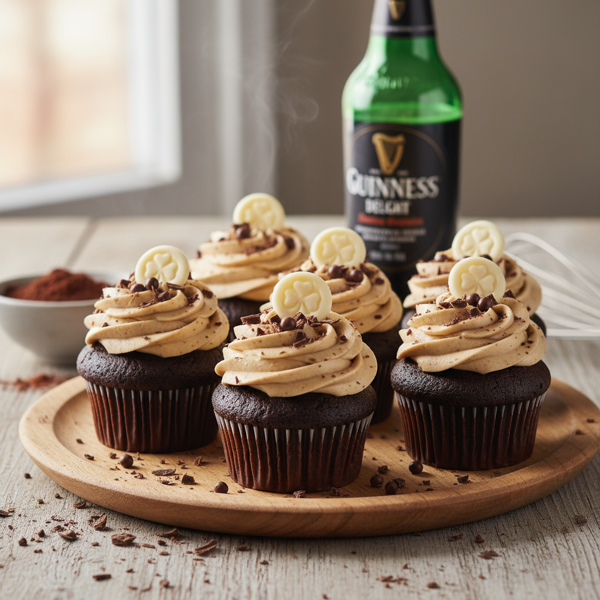 Guinness Chocolate Delight Cupcakes recipe