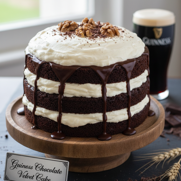 Guinness Chocolate Velvet Cake recipe