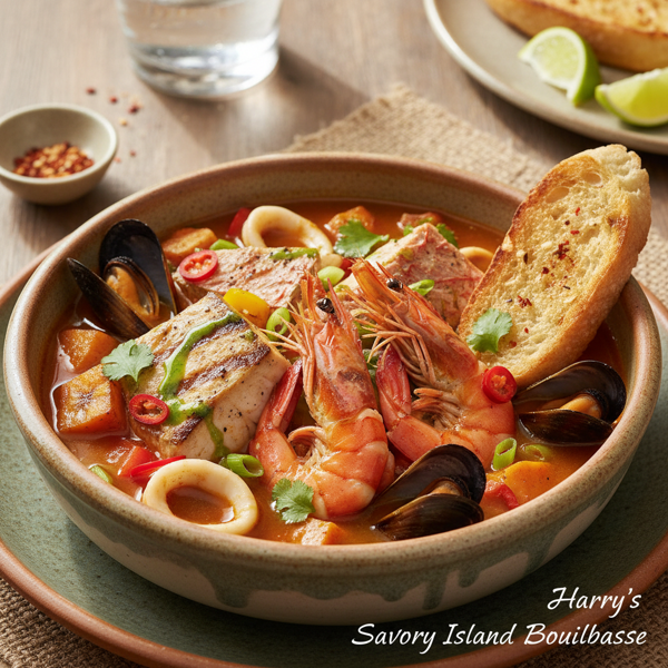 Harry's Savory Island Bouillabaisse recipe