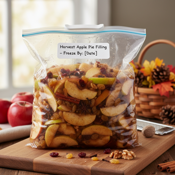 Harvest Apple Pie Filling for Freezing recipe