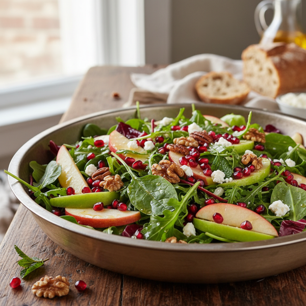 Harvest Apple and Pomegranate Salad recipe