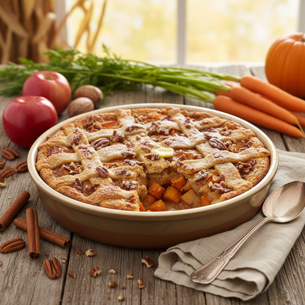 Harvest Harmony Carrot and Apple Bake recipe