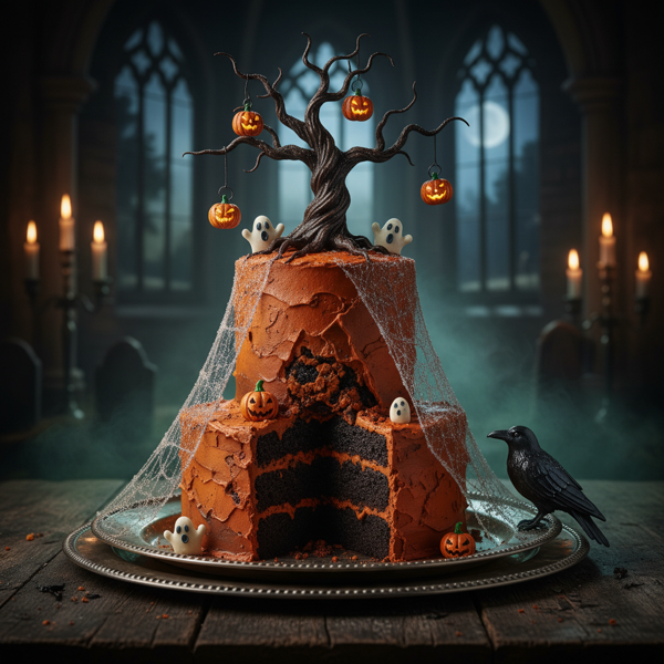 Haunting Pumpkin Delight Cake recipe