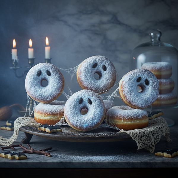 Hauntingly Delicious Ghostly Donuts recipe