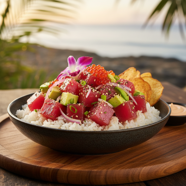 Hawaiian Ahi Tuna Poke Delight recipe