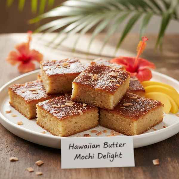 Hawaiian Butter Mochi Delight recipe