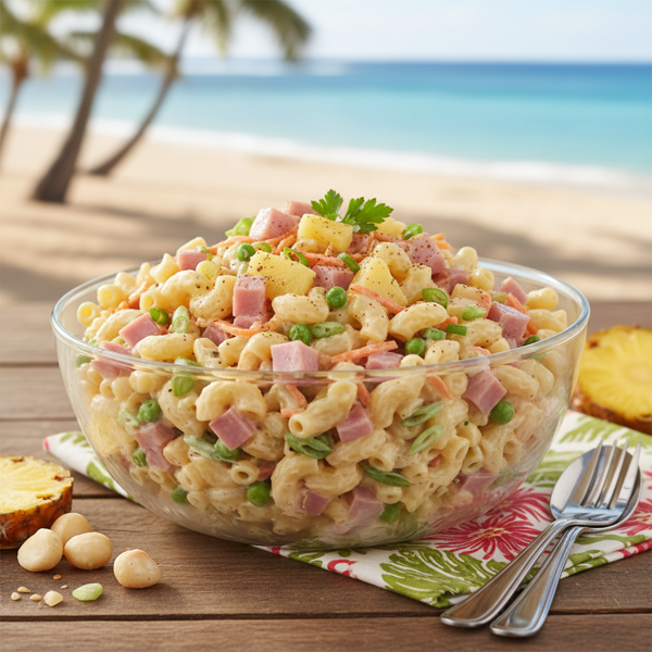 Hawaiian Delight Macaroni Salad recipe