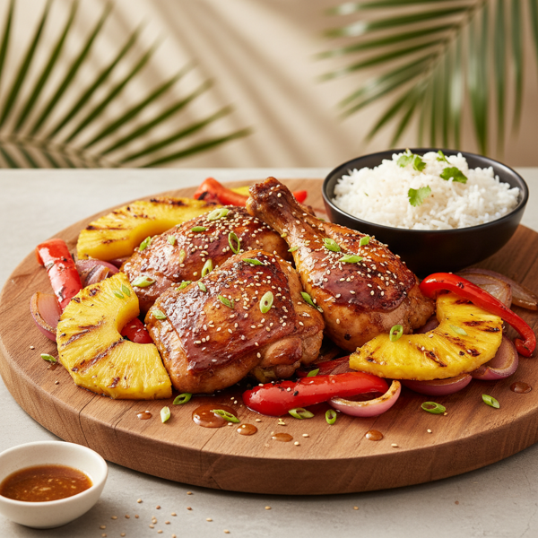 Hawaiian Soy-Ginger Chicken Delight recipe