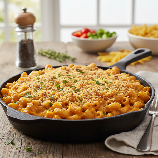 Healthier Classic Baked Macaroni and Cheese recipe