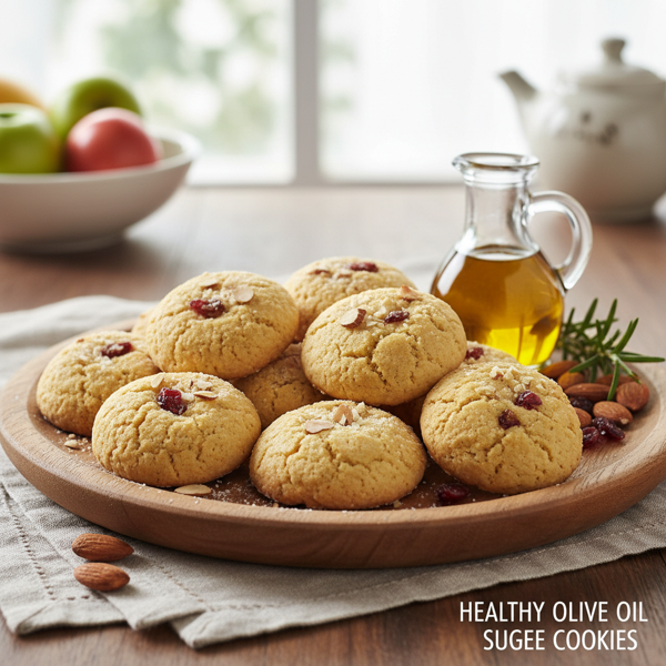Healthier Sugee Cookies with Olive Oil recipe