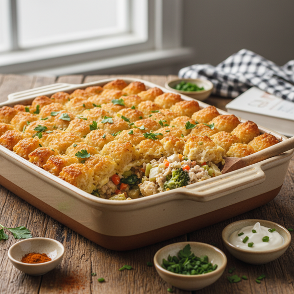 Healthier Tater Tot Casserole Delight recipe