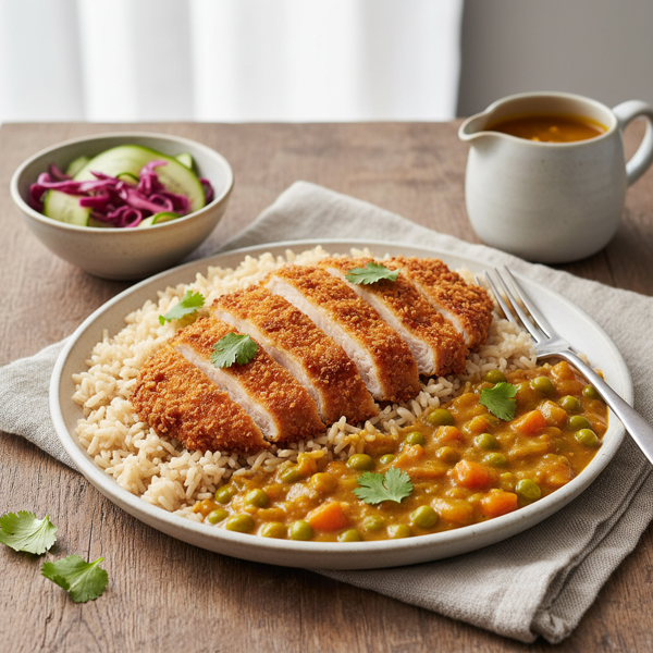 Healthy Baked Chicken Katsu Curry recipe