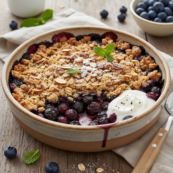 Healthy Blueberry Crisp Delight recipe