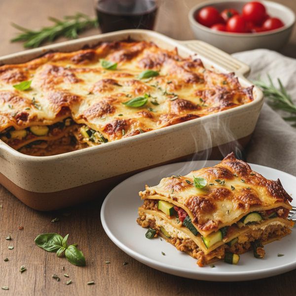 Healthy Comfort Lasagna recipe