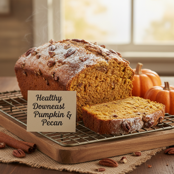 Healthy Downeast Pumpkin & Pecan Bread recipe