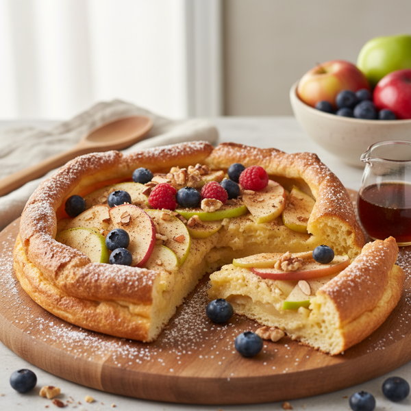 Healthy Dutch Apple Pancake Delight recipe