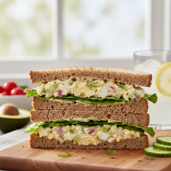 Healthy Egg Salad Sandwich Delight recipe
