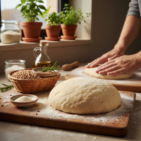 Healthy Homemade Pizza Dough recipe