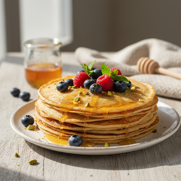 Healthy Honey-Drenched Crepes recipe