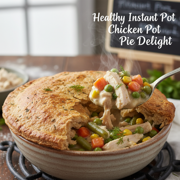 Healthy Instant Pot Chicken Pot Pie Delight recipe