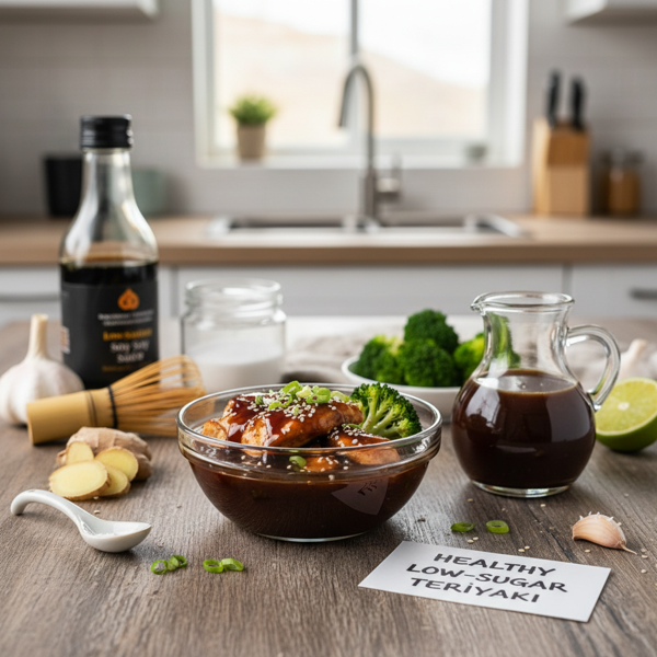 Healthy Low Sugar Teriyaki Sauce recipe