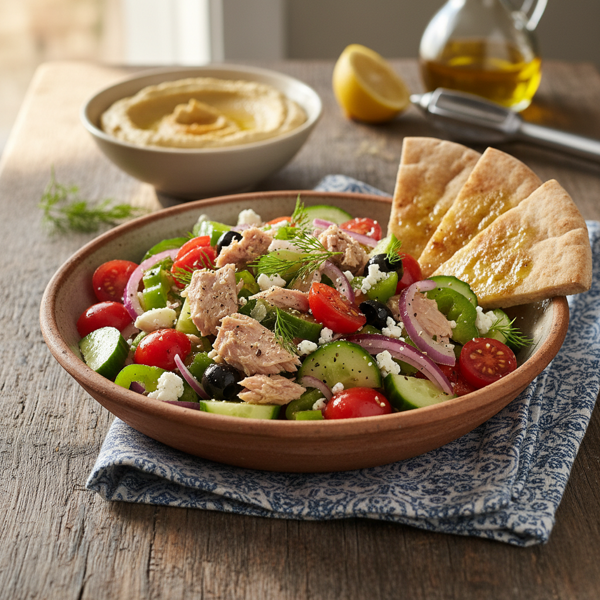 Healthy Mediterranean Tuna Salad recipe