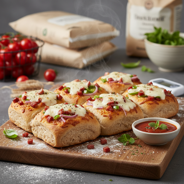 Healthy Mini Pizza Buns recipe