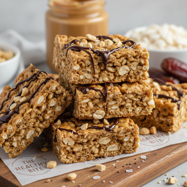 Healthy Peanut Butter Crispy Treats recipe