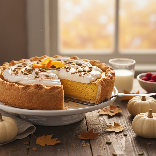 Healthy Pumpkin Dream Pie recipe