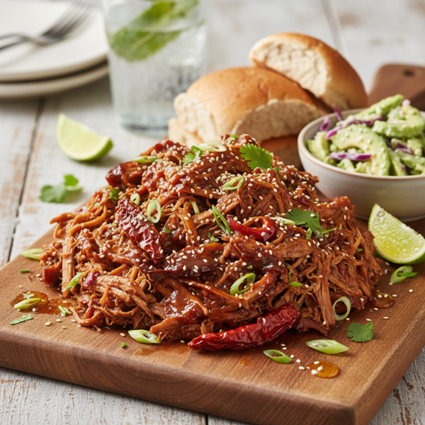Healthy Slow-Cooked Honey Chipotle Pulled Pork recipe