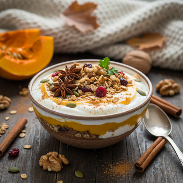 Healthy Spiced Pumpkin Delight recipe
