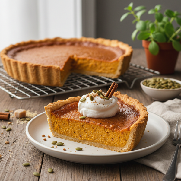 Healthy Stevia Pumpkin Pie Delight recipe