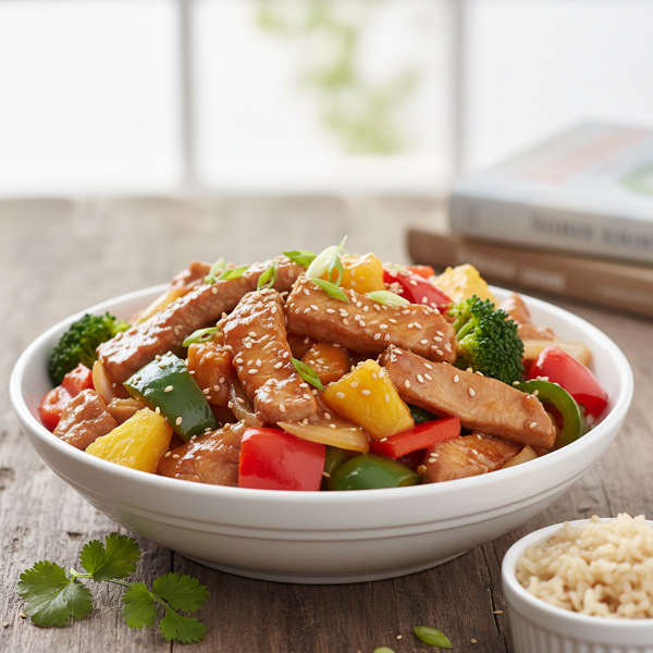 Healthy Sweet & Sour Pork Delight recipe
