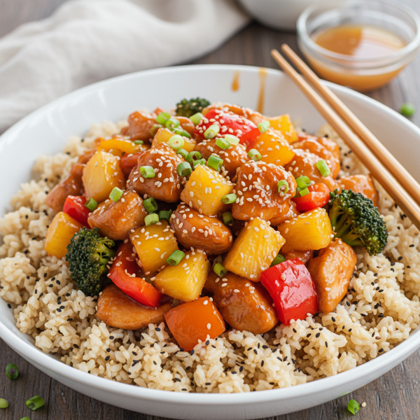 Healthy Sweet and Sour Chicken Delight recipe