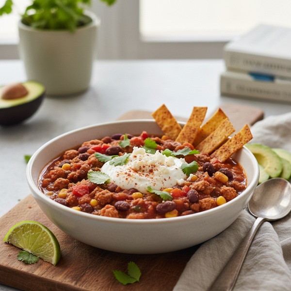 Healthy Taco Chili Delight recipe