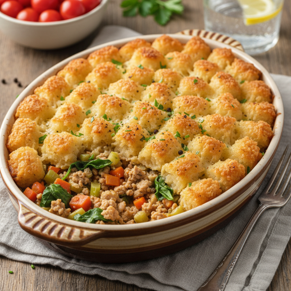 Healthy Turkey Tater Tot Bake recipe