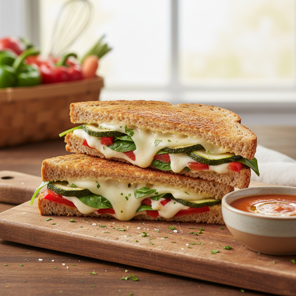 Healthy and Quick Grilled Cheese Delight recipe