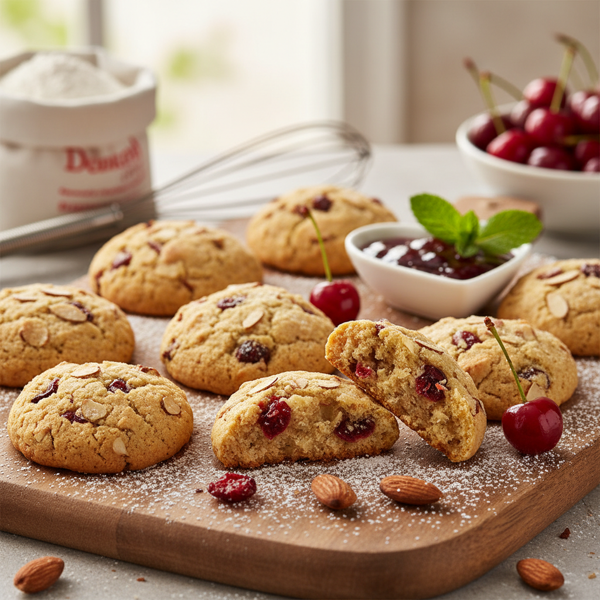 Heartfelt Cherry Almond Delight Cookies recipe
